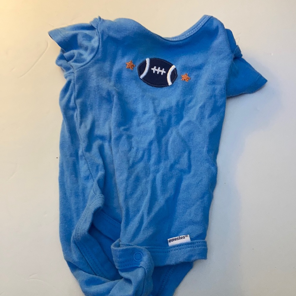 Gerber infant football one piece (0-3 months)